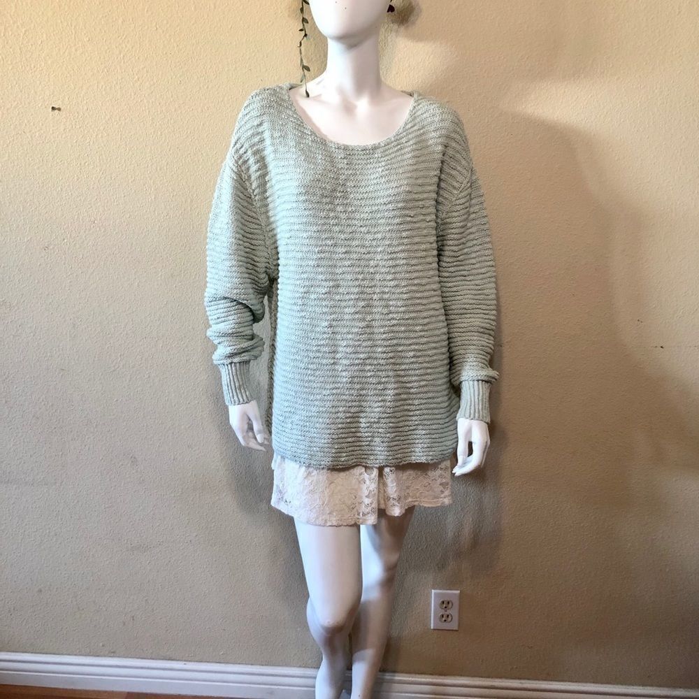 Free People Menace Solid Tunic Sweater Size Small - Picture 2 of 8